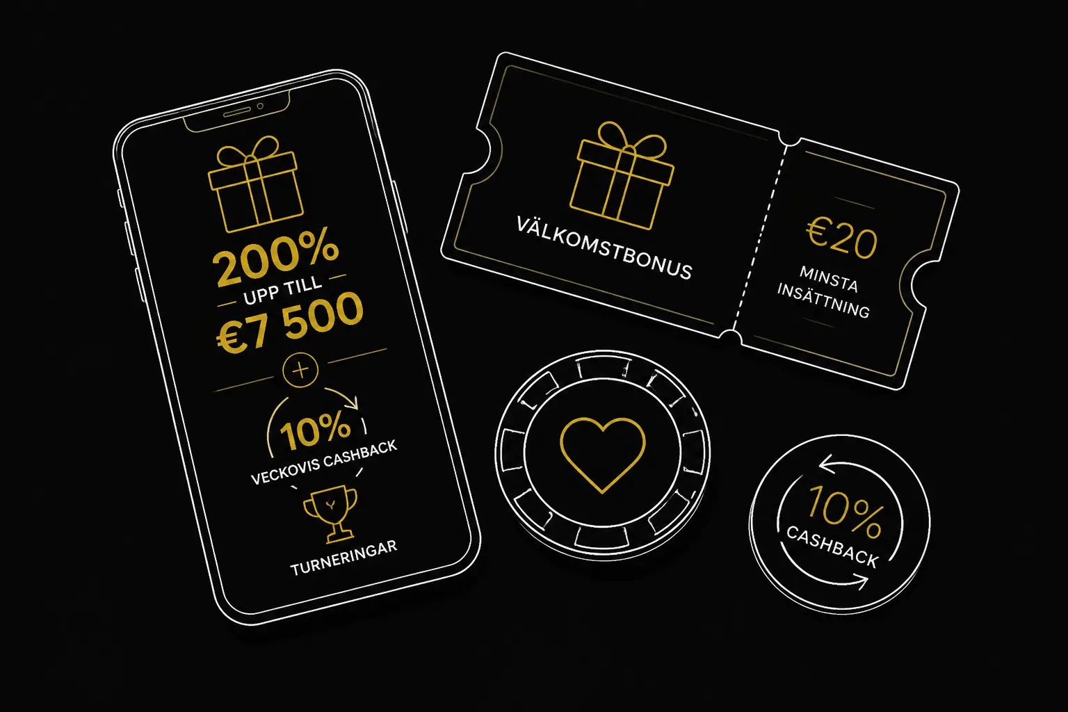 Instant Casino bonus – 200% upp till €7 500 visual guide for Instant Casino