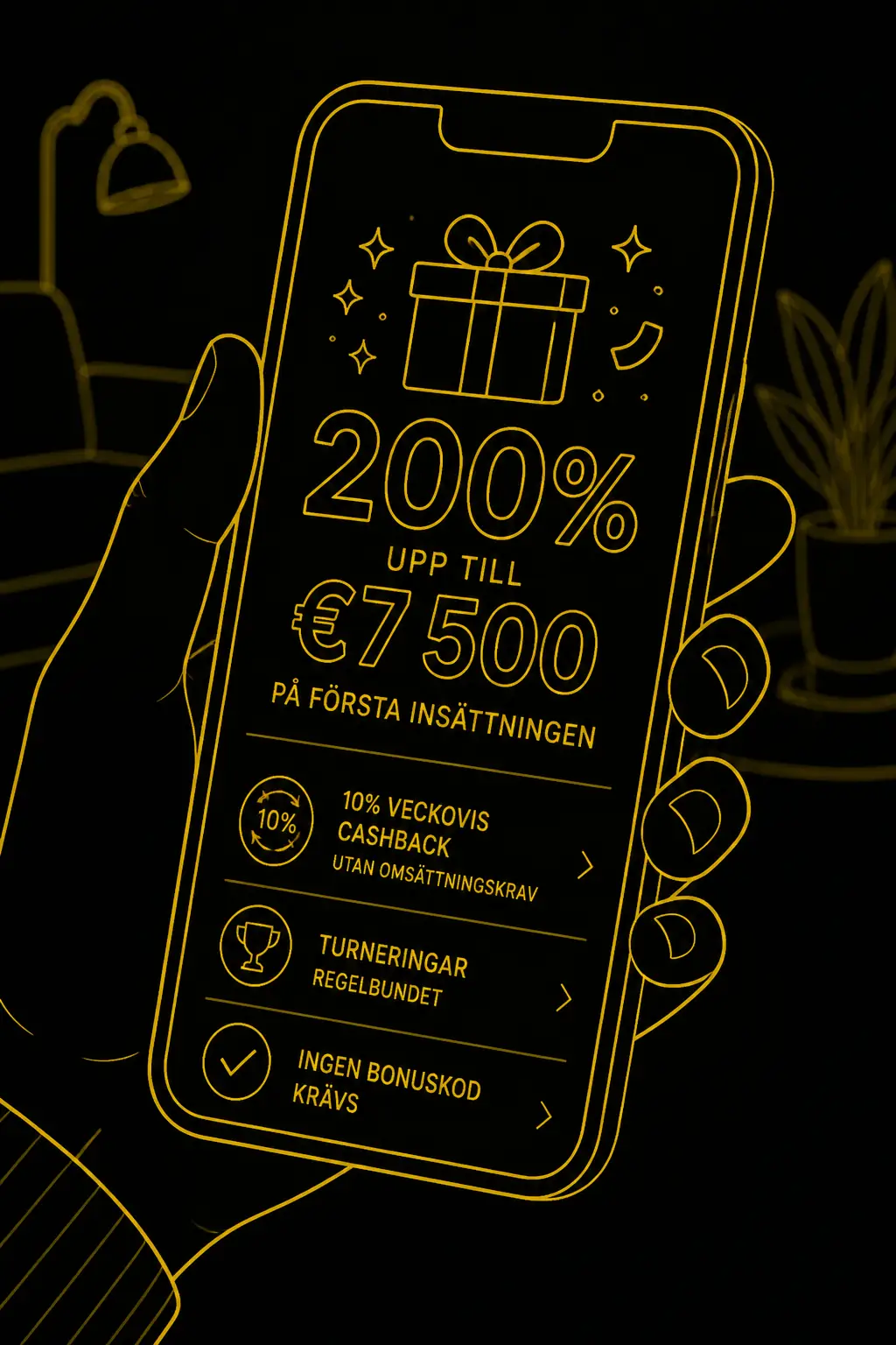 Instant Casino bonus – 200% upp till €7 500 visual guide for Instant Casino